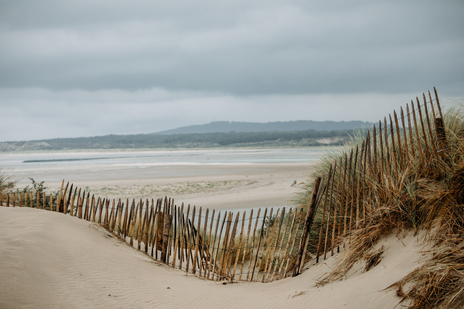 Grande plage de sable et dunes à Berck-sur-Mer